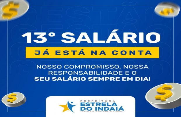 13º Salário já está na conta!