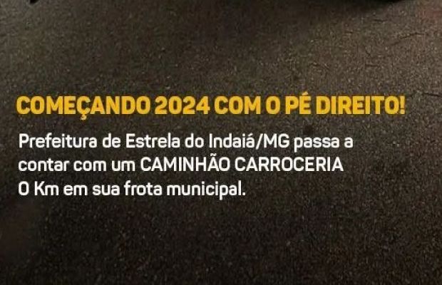 COMEÇANDO 2024 COM O PÉ DIREITO!