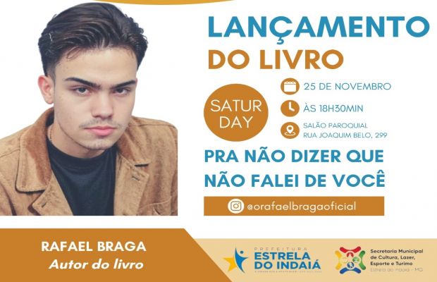 Lançamento do livro de Rafael Braga