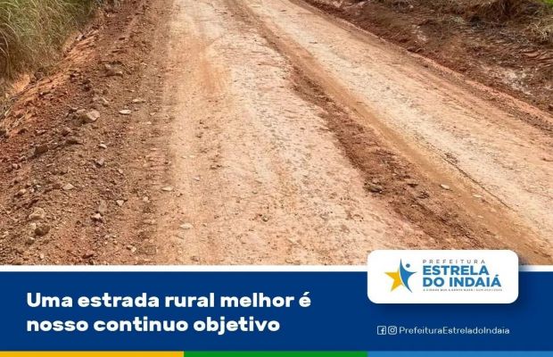 Uma estrada rural melhor é nosso continuo objetivo.