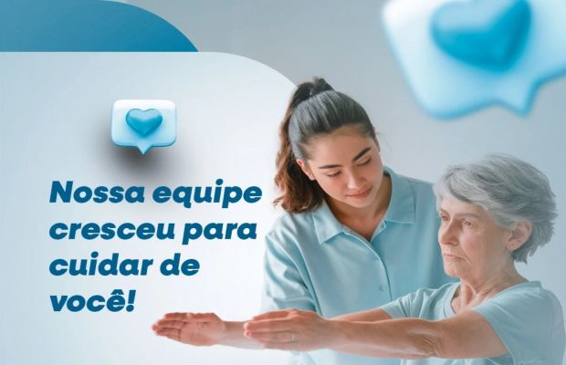 Nossa equipe cresceu para cuidar ainda melhor de você!